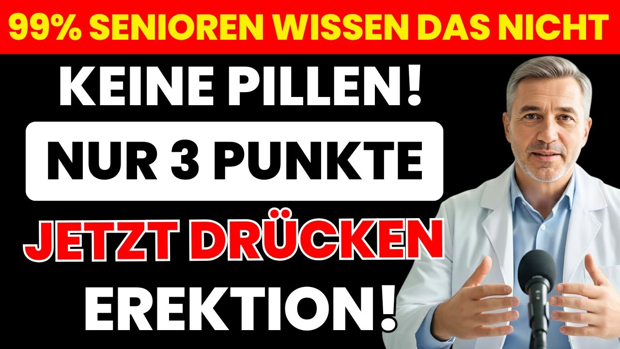 Keine Morgenerektion mehr ab 60? Diese 3 Punkte reaktivieren Ihre Vitalität | Senioren Ratgeber