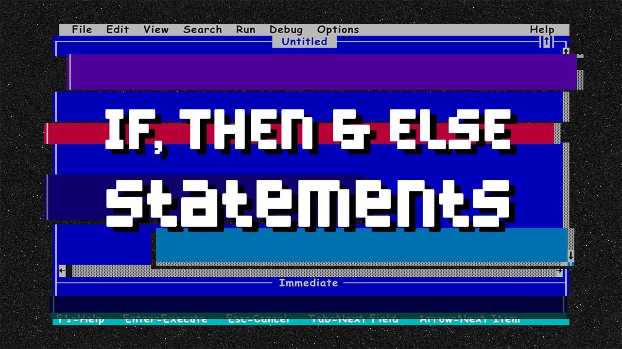 Mastering QBasic (2) - IF, THEN & ELSE Statements | Building Your Shopping Buddy | Science Era