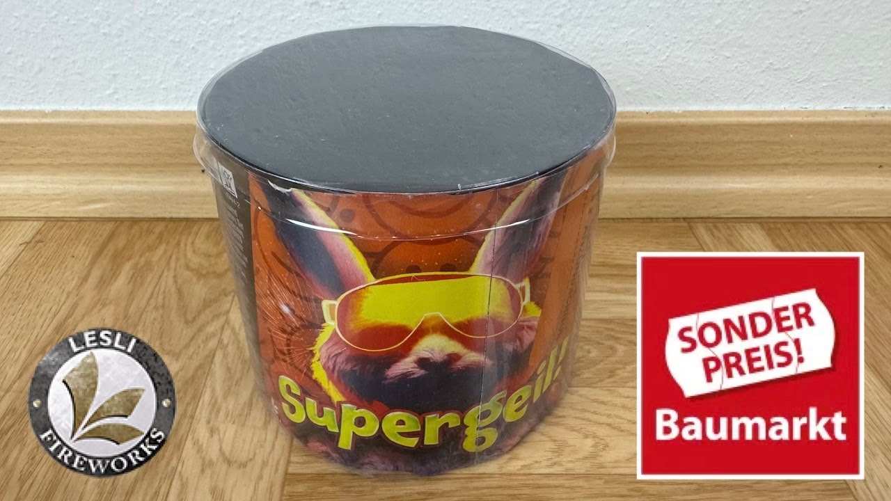 Supergeil ! Batterie | Lesli Fireworks | 2,99€ bei Sonderpreis Baumarkt