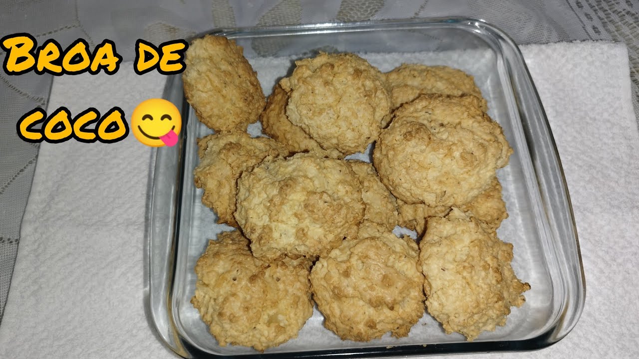 BRASILEIRA OU BROA DE COCO! Receita de mãe! Fica uma delícia 😋