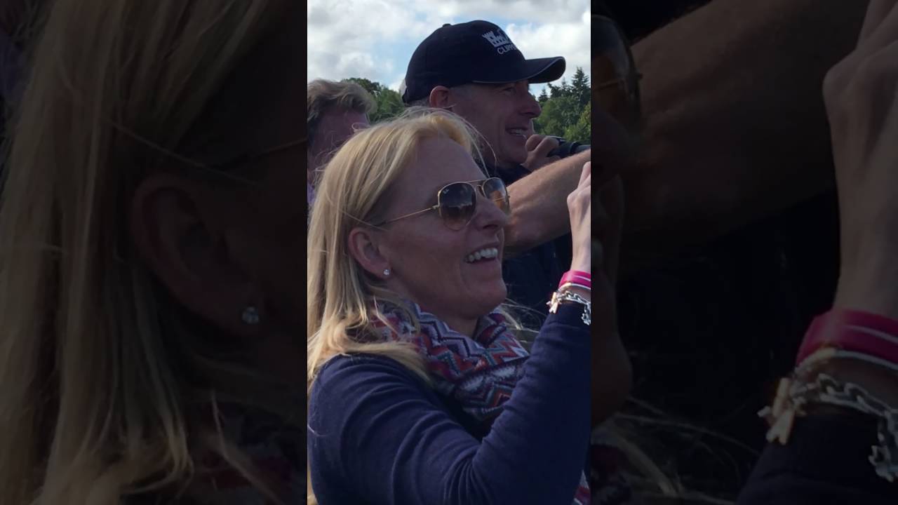 Zara Tindall gives Spencer Sturmey the chop!