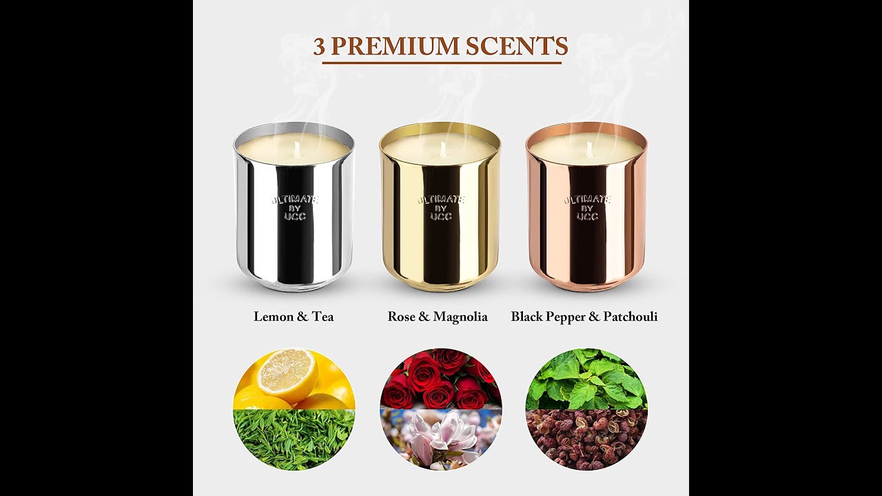 Gifts Set for Women  Luxury Scented Candles