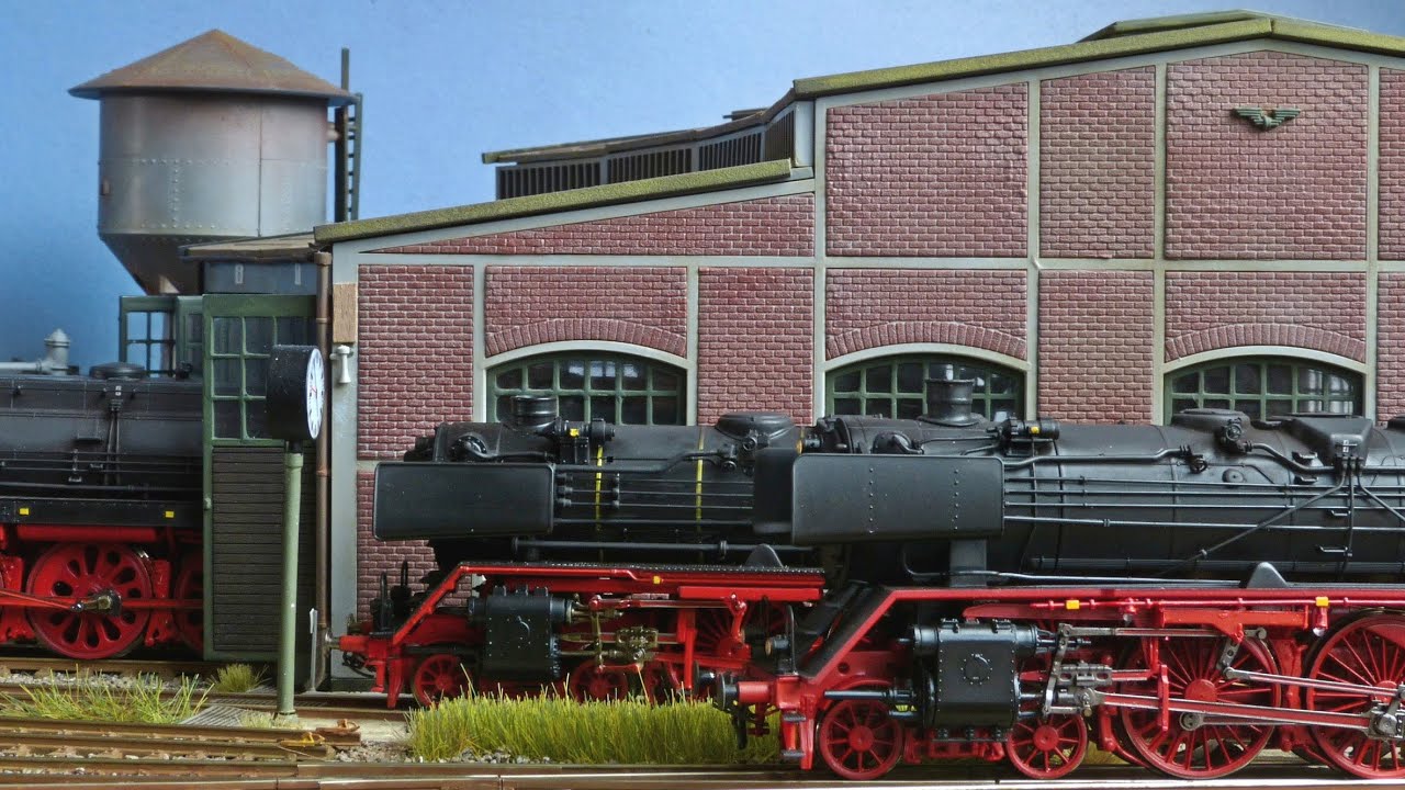 Lokalterung Weathering Brawa BR 01 173 mit ESU Loksound 5 + Roco BR 01 008 einfacher Umbau als Dummy