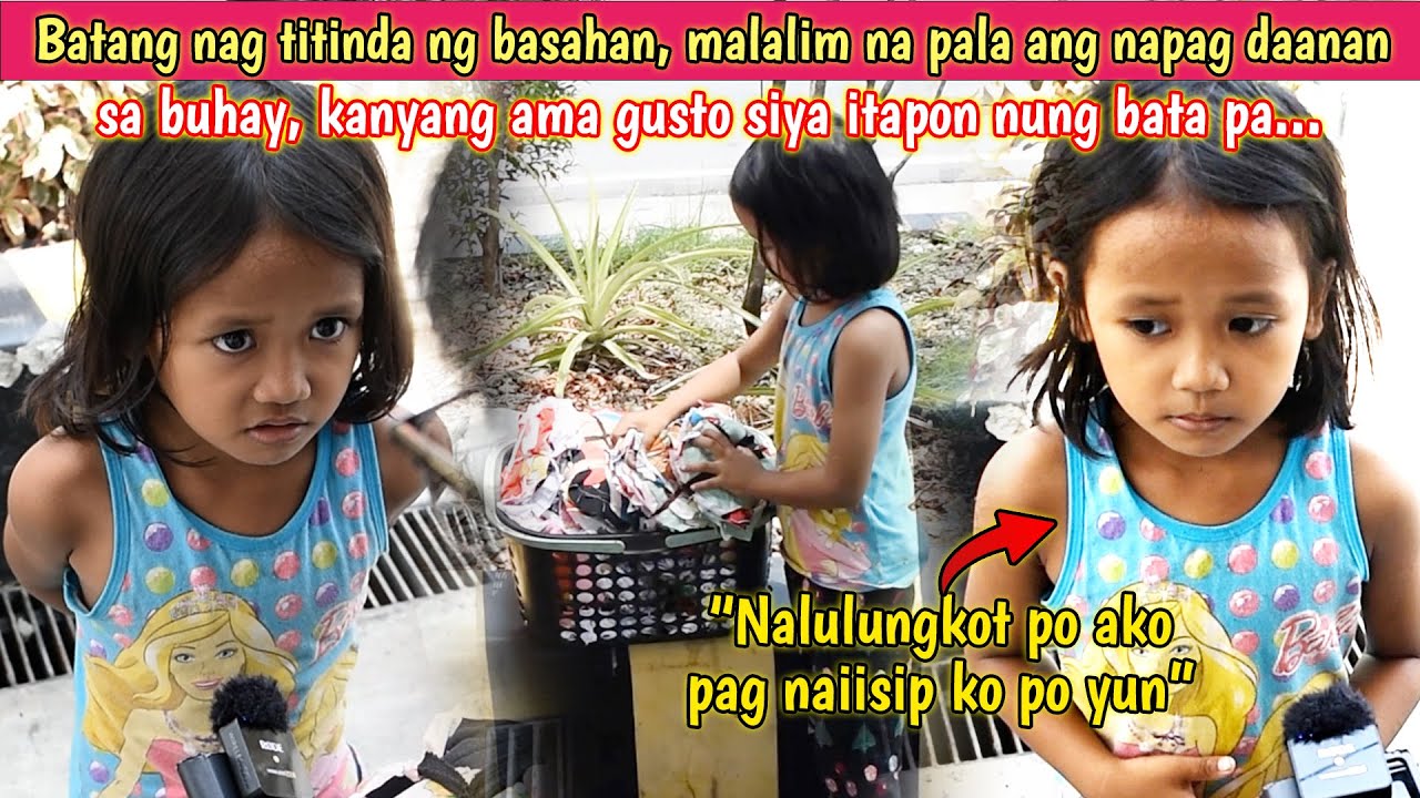 Batang nag titinda ng basahan gr4be na ang napagdaanan, kanyang ama gusto siyang itapon nung bata pa