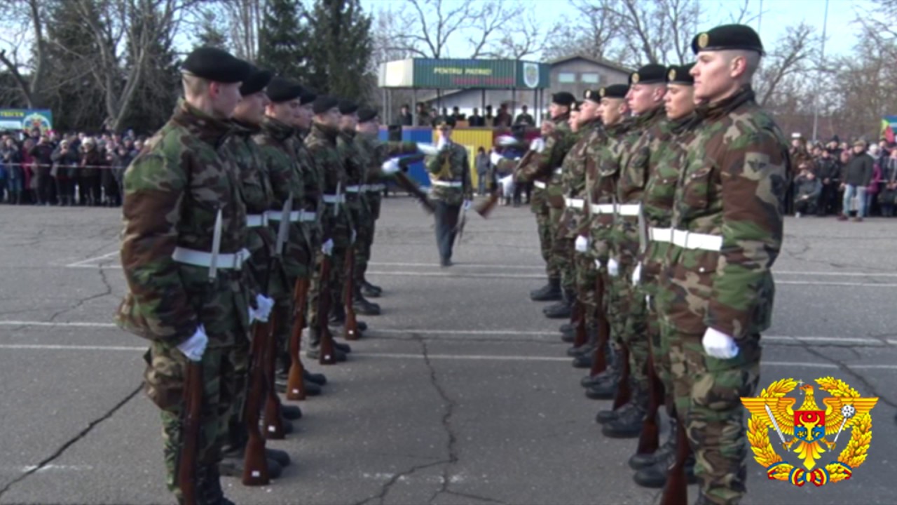 Jurământul militar la Cahul 22.12.2016