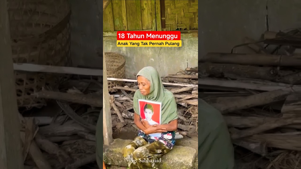 18 Tahun Menunggu Anak, Kisah Haru Embah Poni‼️