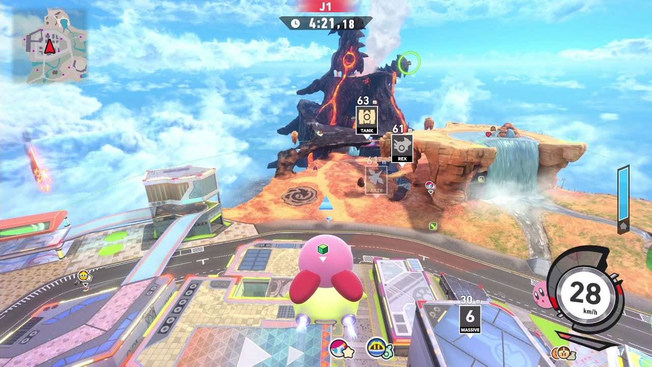 Gameplay Air Ride et City Trial - Kirby Air Riders: Global Test Ride