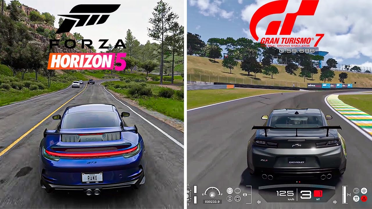 Forza Horizon 5 против Gran Turismo 7 &mdash; что лучше?