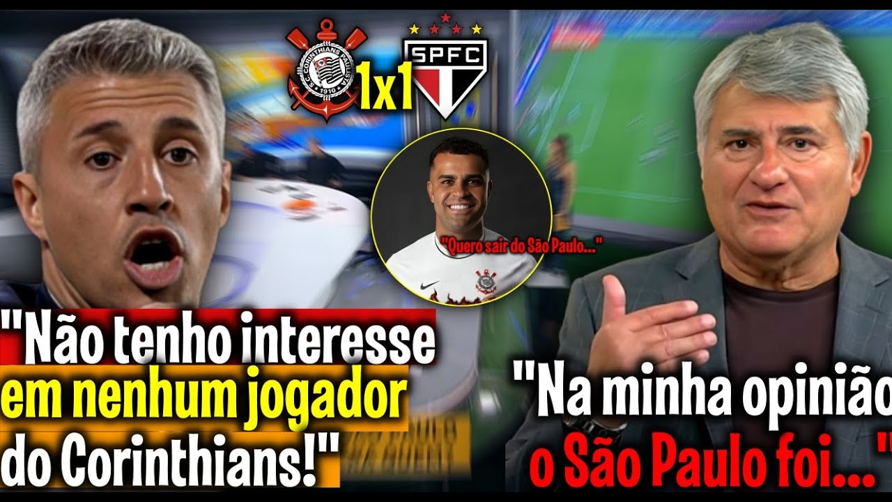 APÓS EMPATAR COM O CORINTHIANS, CRESPO SOLTA O VERBO! 