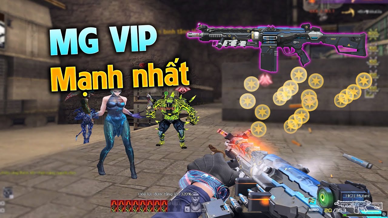 Siêu MG Anti Zombie HK21- Mutanl Khỏe Nhất