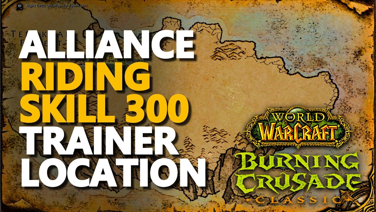 Riding Swift Flying Trainer TBC Location WoW (Alliance)