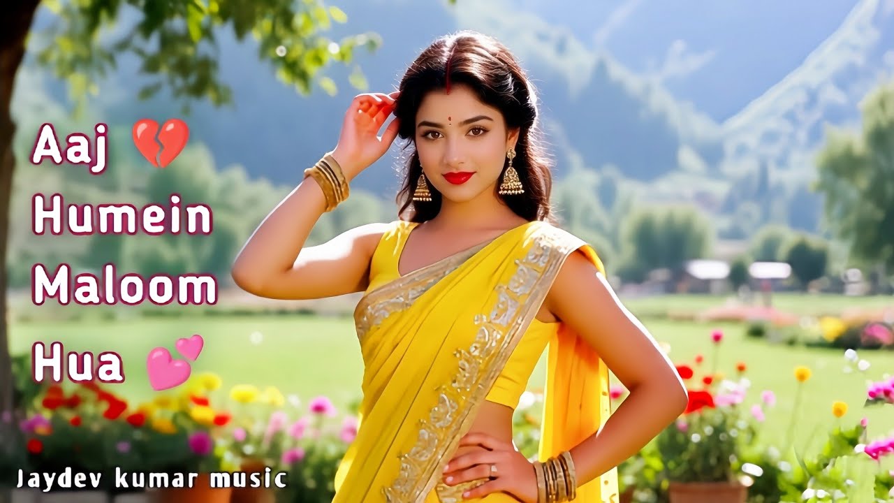 Aaj Humein Maloom Hua 💔((Love Song)) 💕 | 90s old bollywood Heart Touching Romantic hindi Song