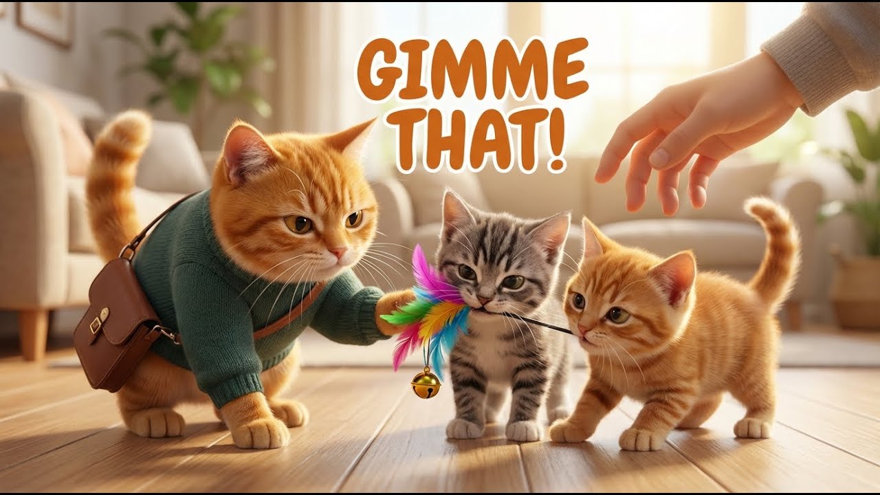 Kitten vs Kitten l One Toy Causes Maximum Cuteness