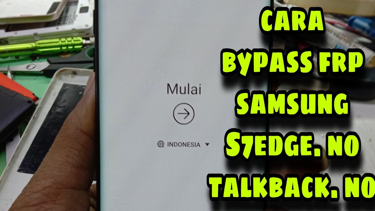 cara bypass frp samsung s7 edge tanpa pc. frp bypass samsung s7 edge no talkback no notif without pc