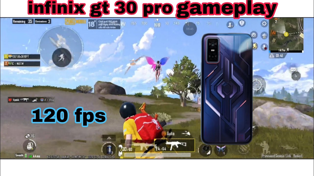 Infinix gt 30 pro 120 fps gameplay #pubgmobile #infinixgt30pro #pubgtest 