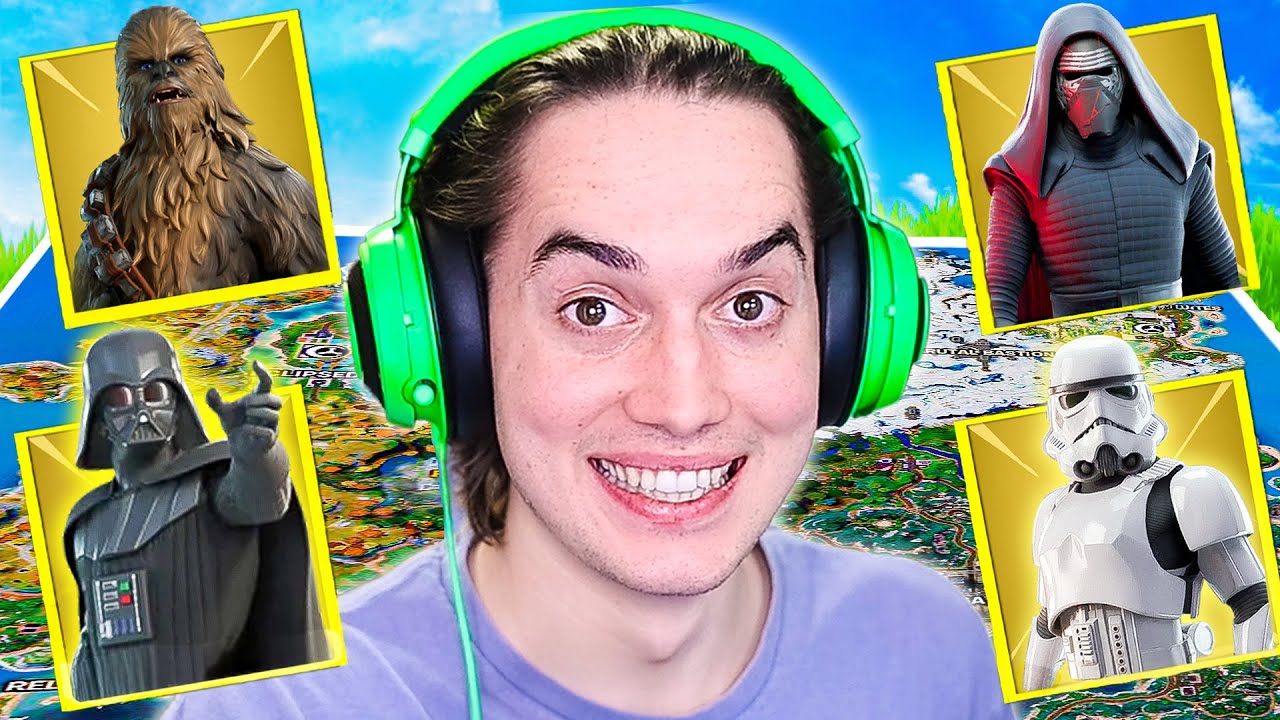 Pretending To Be EVERY Star Wars Boss EVER in Fortnite!