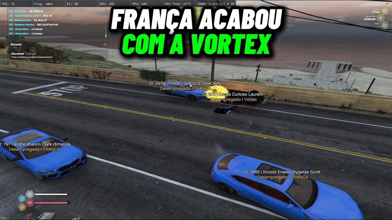 MAGRINHO DE ADM TELANDO A FRANÇA VS VORTEX
