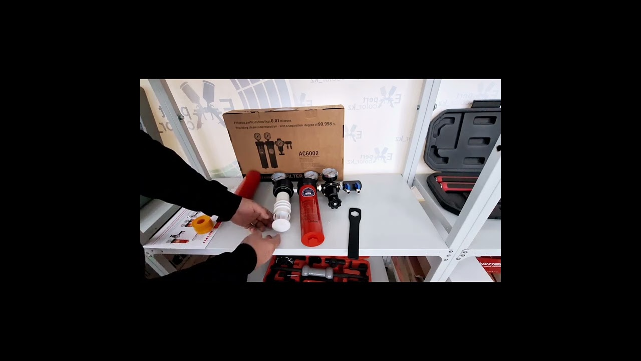 Влагомаслоотделитель AC6002 от бренда ITALCO - фильтр воздуха грубой и тонкой очистки до 0,01 мкм