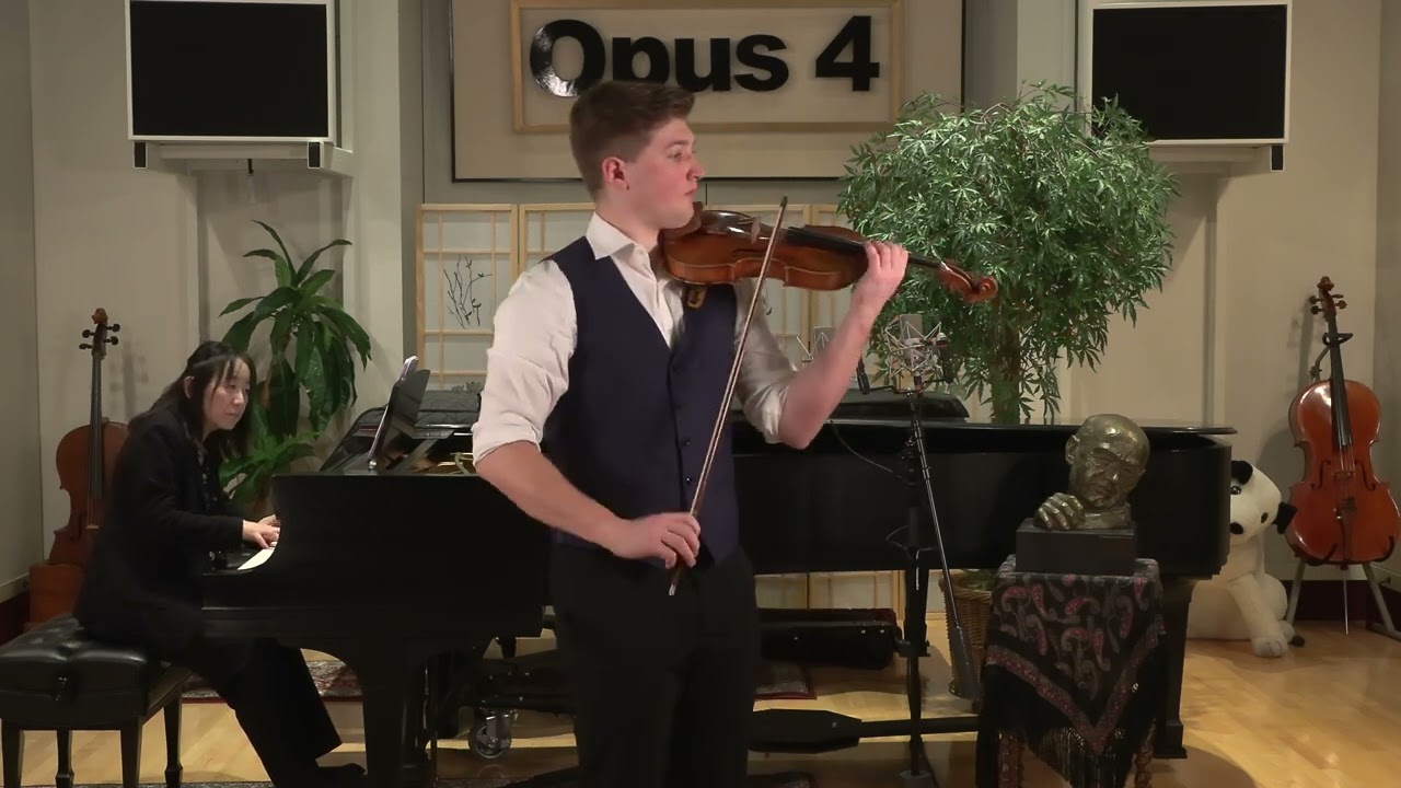 Opus 4 Studios: Andrew Horne, violin - Concerto in D Major, K. 218 I. Allegro by W.A. Mozart