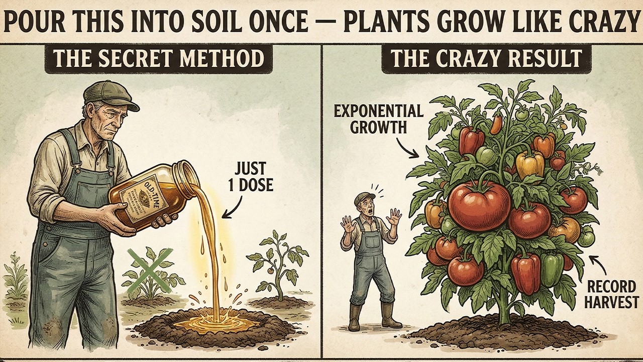 Pour This Into Soil Once — Plants Grow Like Crazy | 5 Soil Secrets