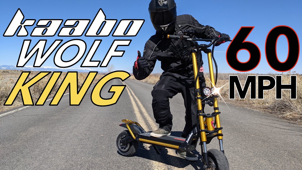 We bought a 60 mph Escooter to review: Kaabo Wolf King