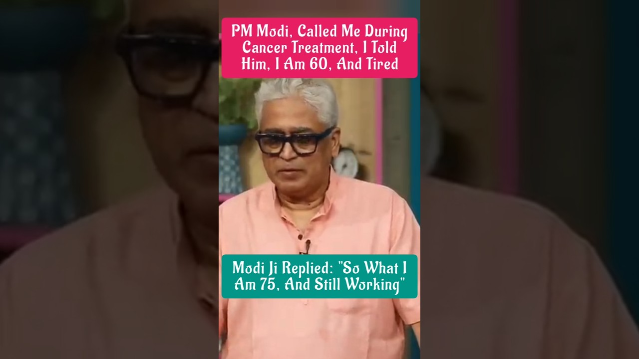 So What, I Am 75 | #pmmodi #rajdeepsardesai #shorts