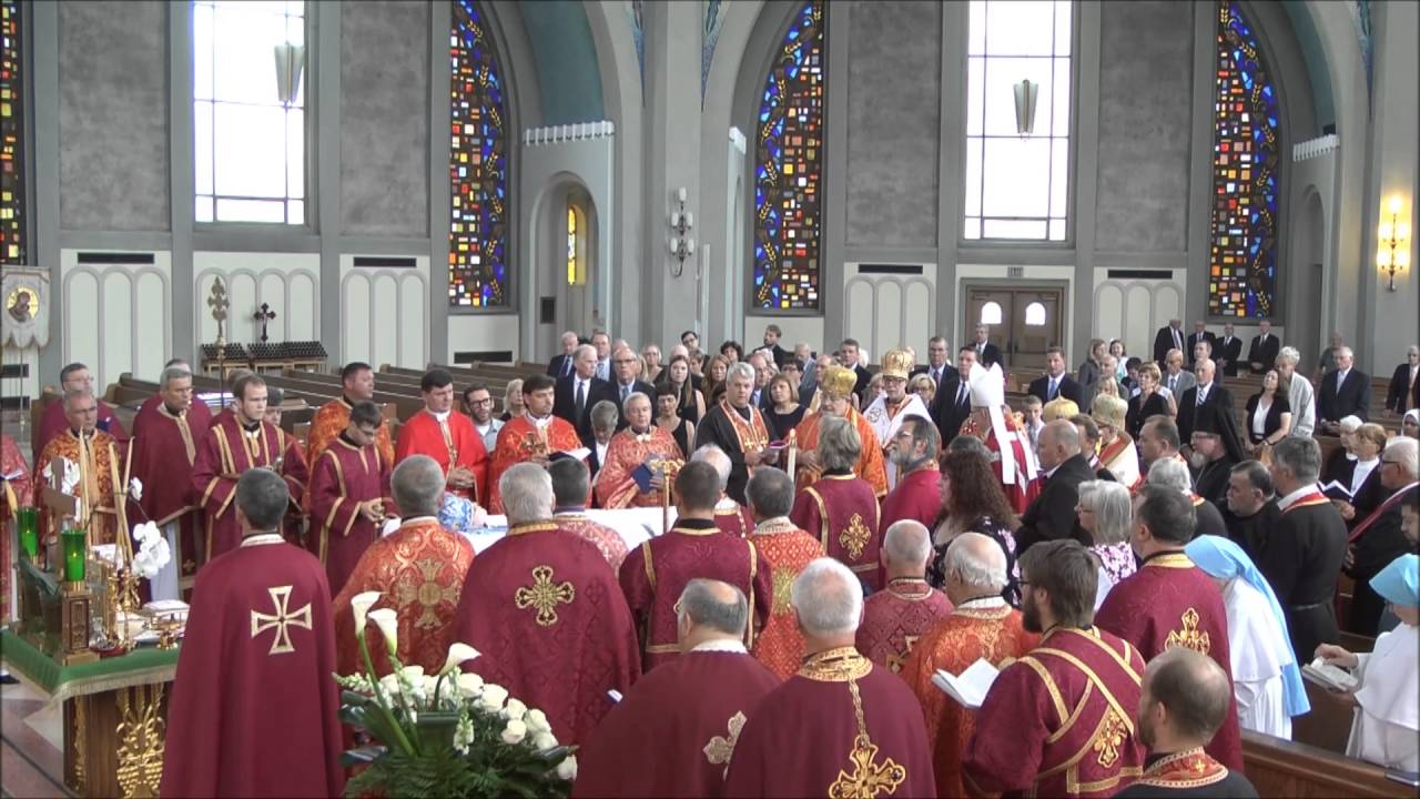 Bishop Richard Seminack Panakhyda at Cathedral in Philadelphia