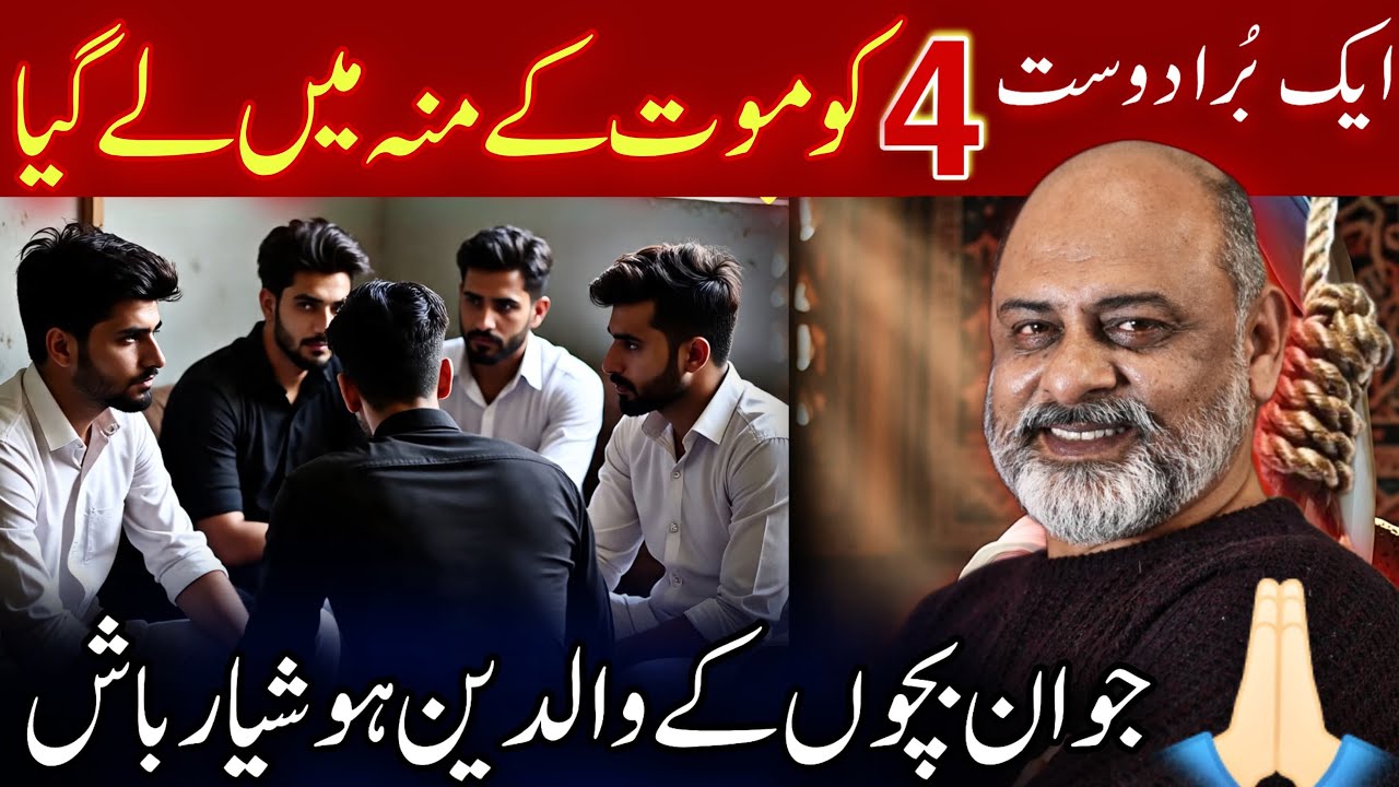 One friend spoiled his four friends | motivational story | Iftikhar Ahmad Usmani