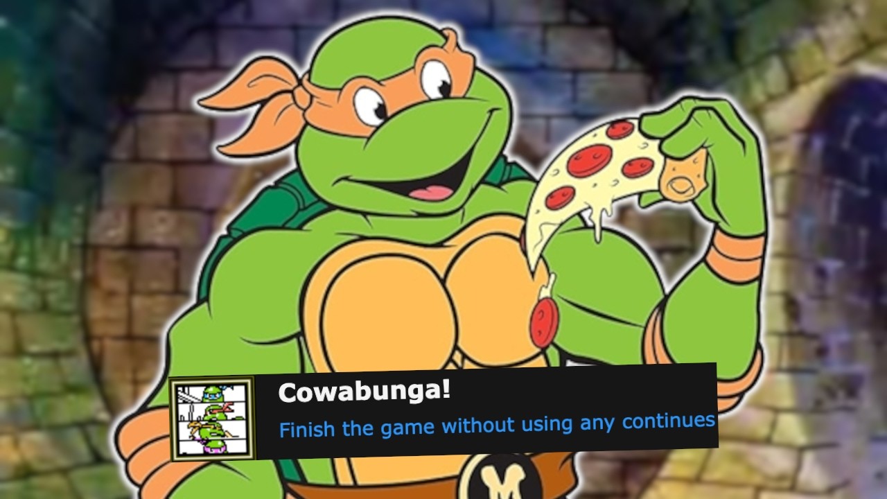 I got EVERY ACHIEVEMENT in Teenage Mutant Ninja Turtles II: The Arcade Game with RetroAchievements