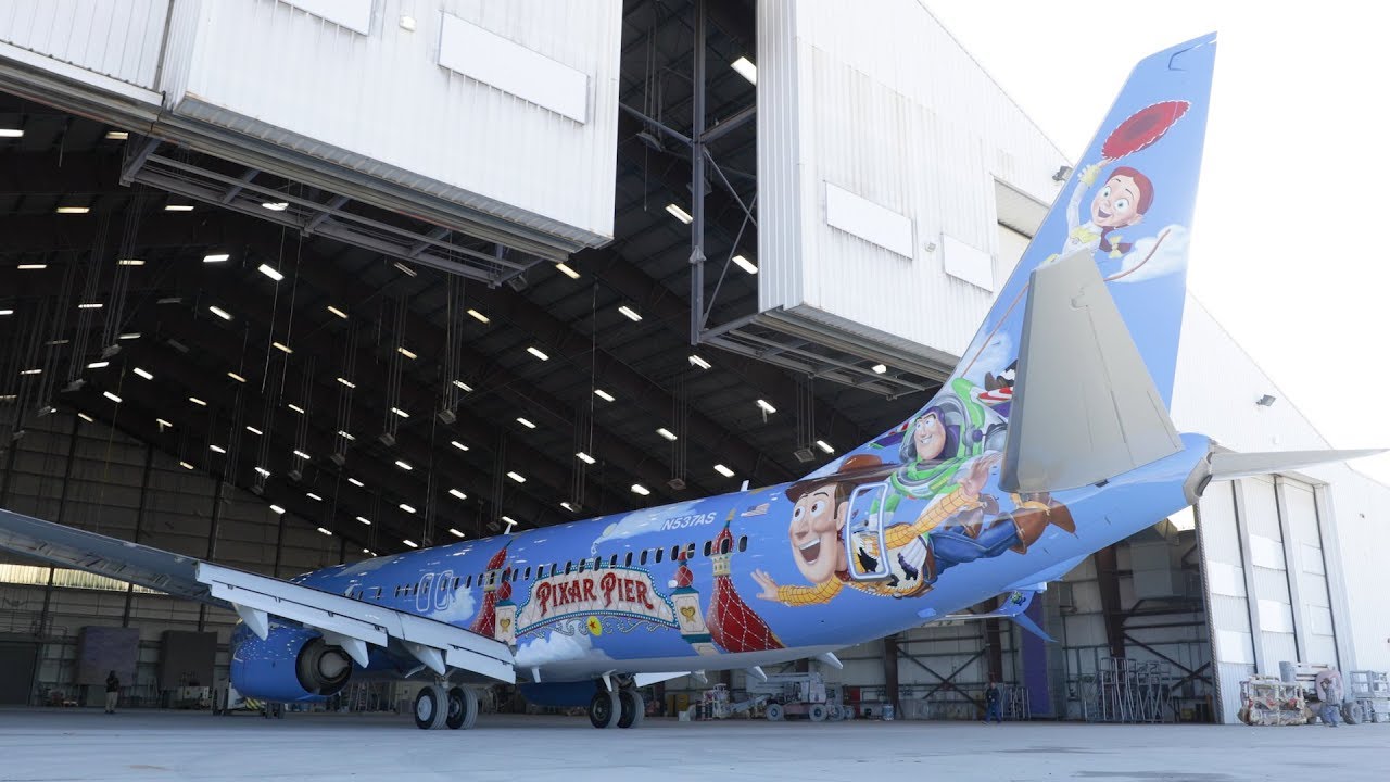 Bringing Alaska Airlines “Friendship and Beyond at Disneyland® Resort” Aircraft to Life