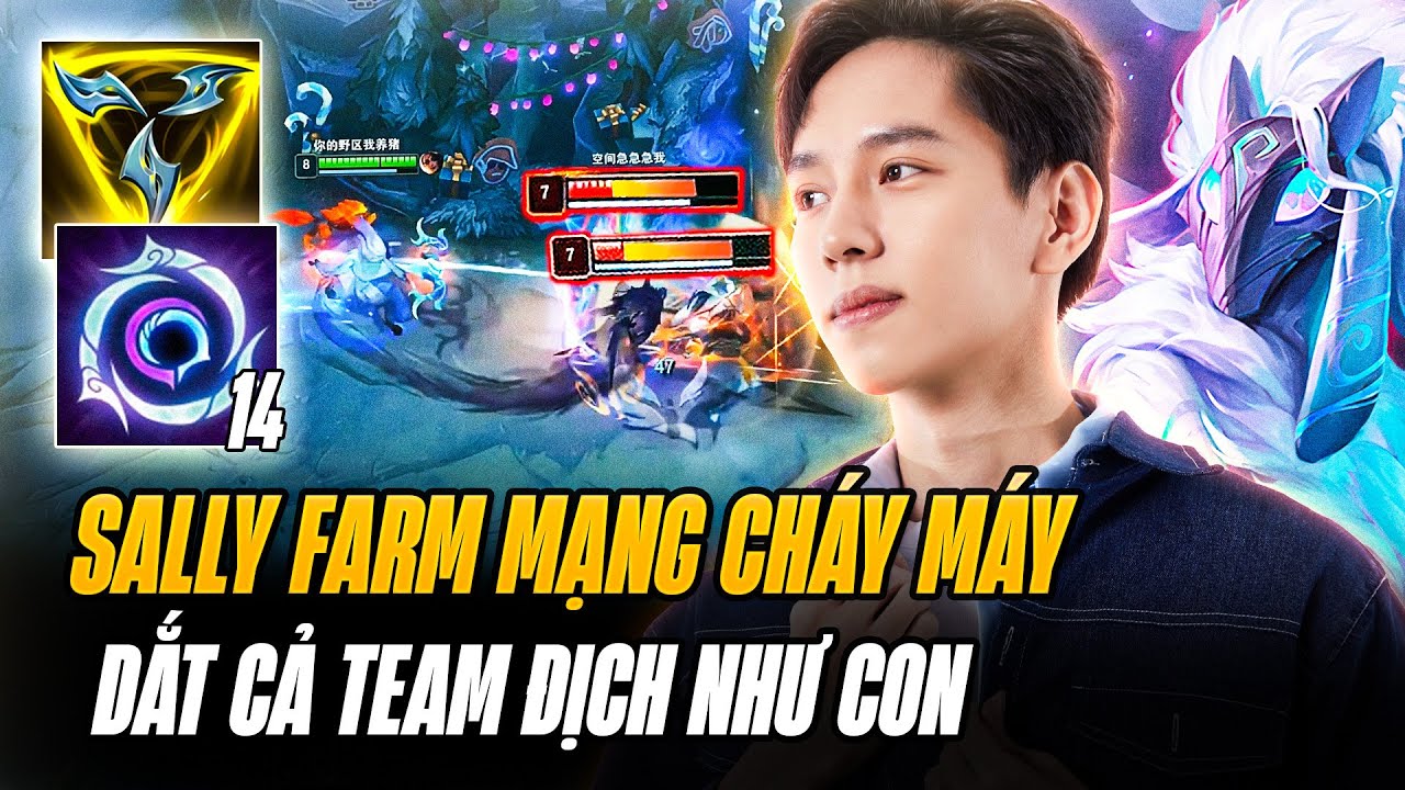 Sally V&agrave; Con Kindred Out Tầm Đ&aacute;nh Dắt Cả Team Địch Như Con Farm Nhẹ 20 Mạng Trước Sự Bất Lực Đội Bạn