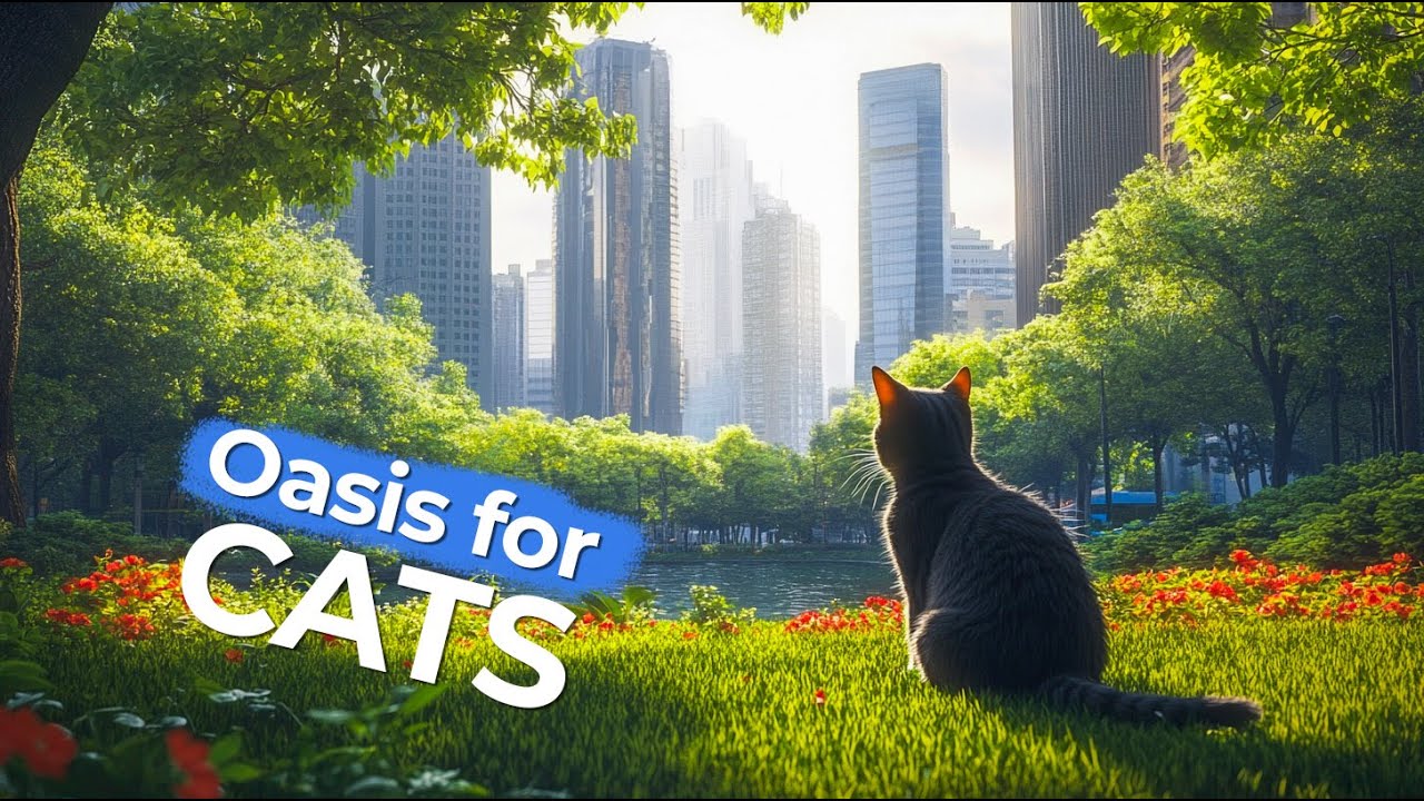Кошки в Стамбульских парках 🌳 -  Зеленый оазис для бродячих котов🐱🐈 | Фильм о кошках 4K
