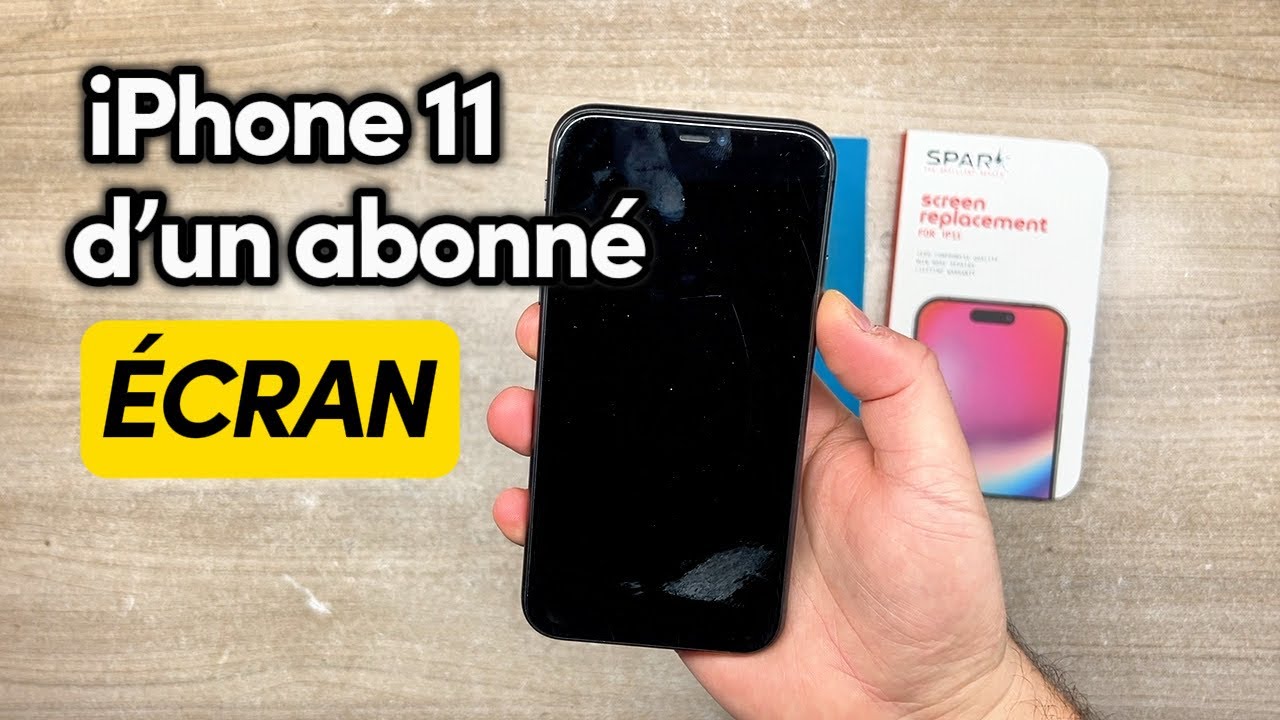 Un client abonné m’envoie son iPhone 11 pour que je lui remplace l’écran 👌😷📱📦🚛