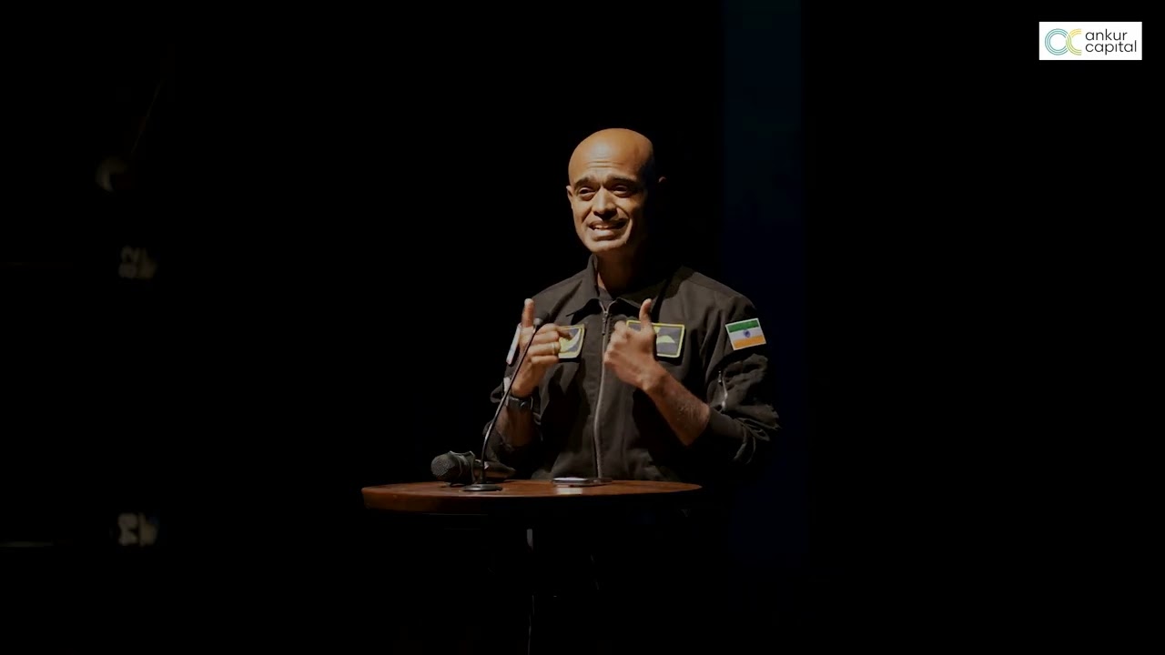 Gaganyaan mission's Prashant Nair talks about his inspirations at Ankur Capital's 