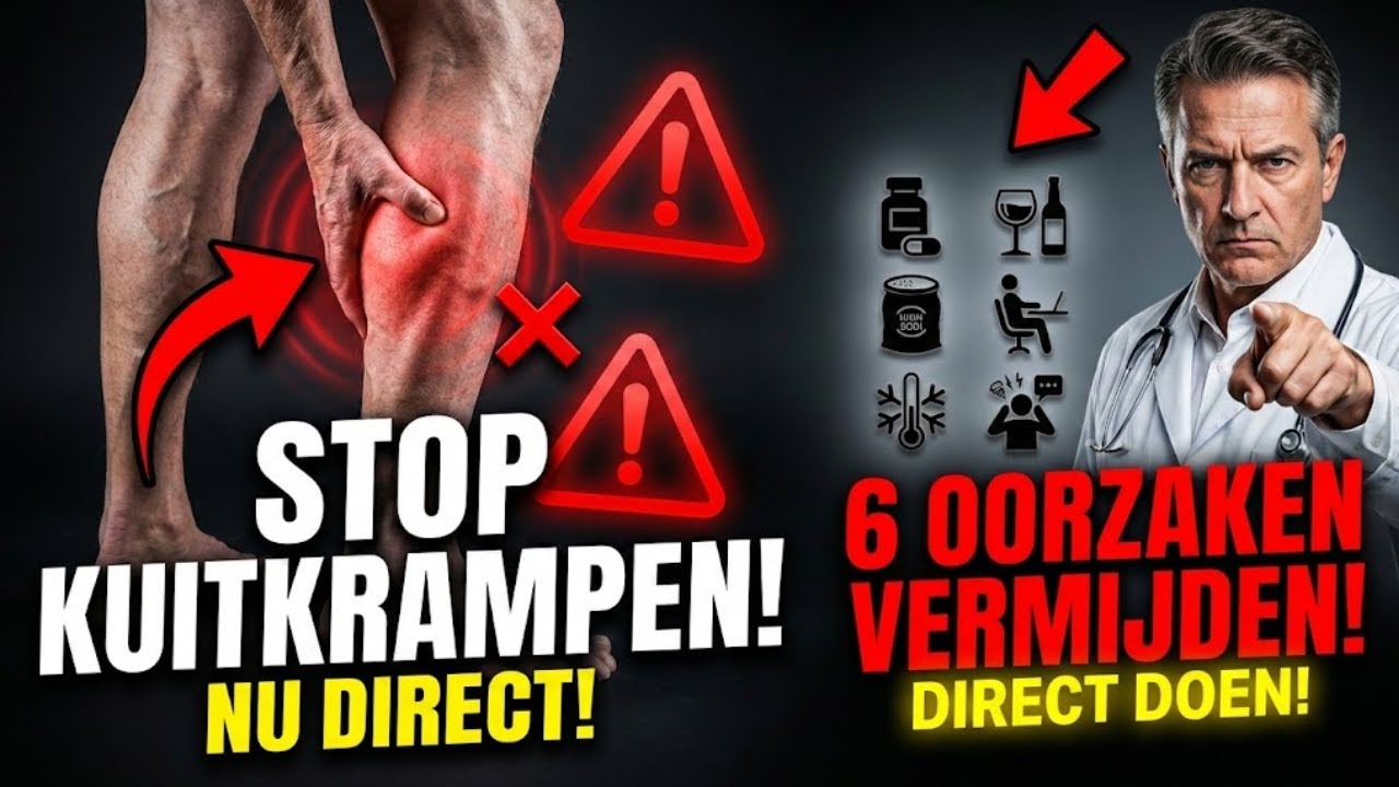 Kuitkrampen stoppen! 6 oorzaken die u direct moet vermijden