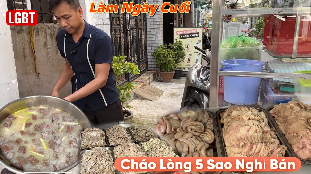 Cháo Lòng 5 Sao Nghỉ Bán,Anh Thụ Tung bí Quyết Làm Dồi Bắt Miệng Cực Ngon