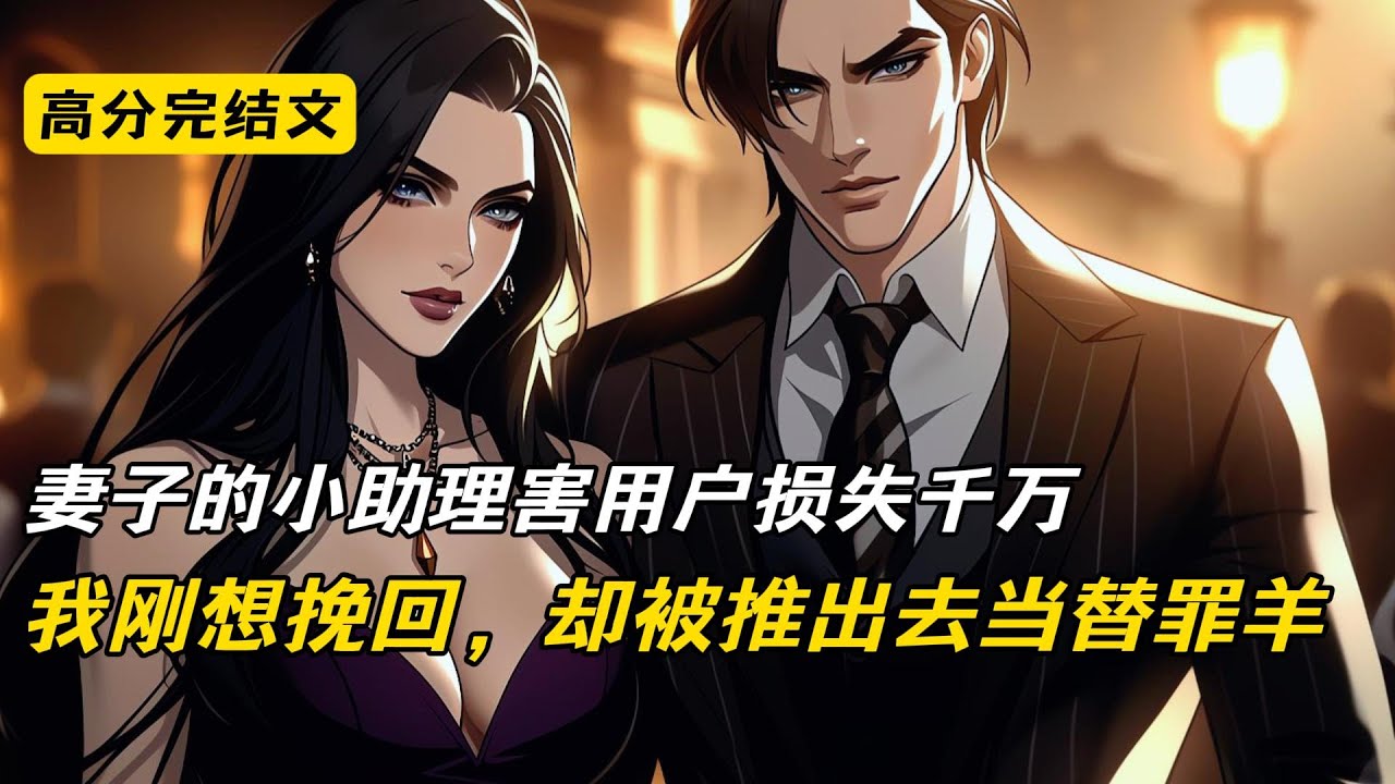 【爽文】妻子的小助理害用户损失千万后，我刚想挽回，却被推出去当替罪羊#爽文 #完结文 #二次元#柳如烟#复仇#小说 #一口气看完