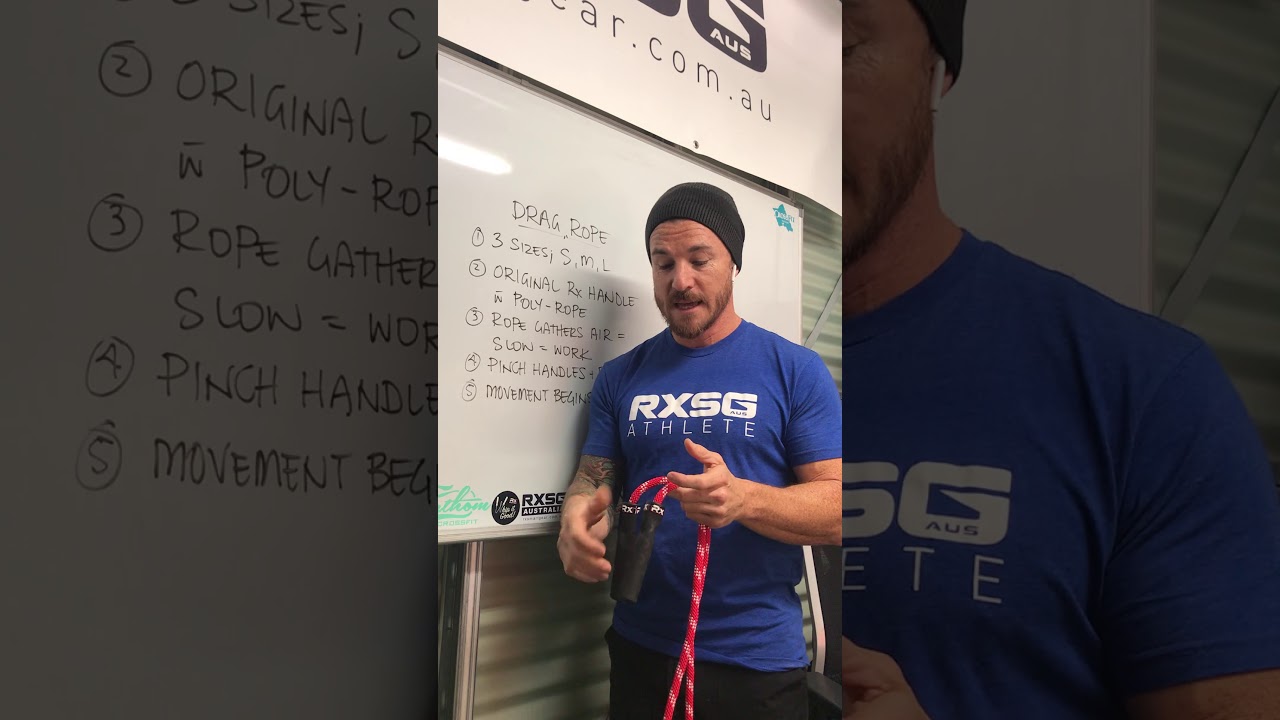 Drag Rope - Product info and how to use | Rx Smart Gear Australia