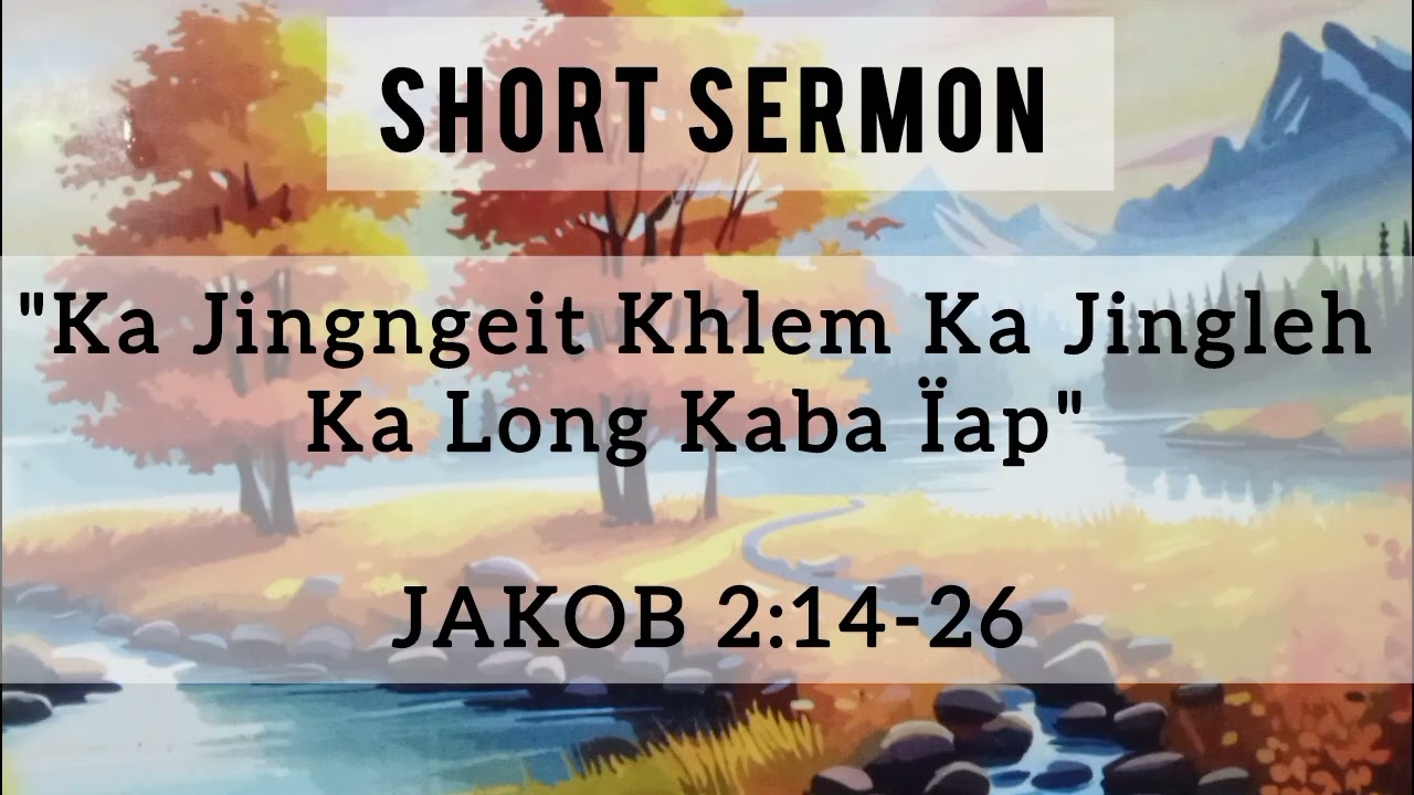 SHORT SERMON: 