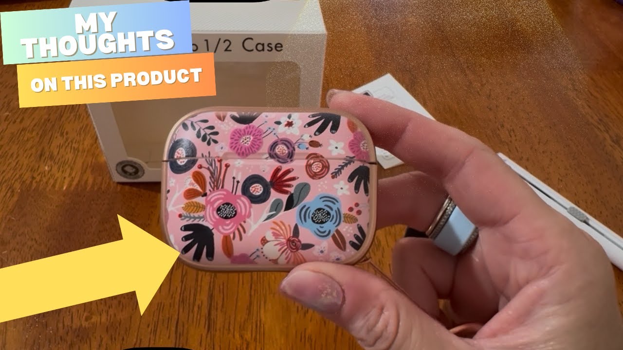 Inesore AirPods Pro 2 Case 🌸 Cute Floral Case Cover with Lock Review