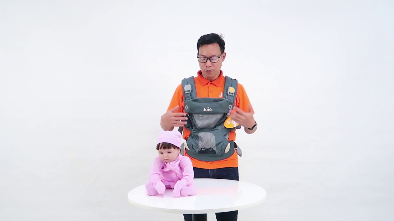Hướng dẫn địu bé 4 tư thế - Joie Savvy