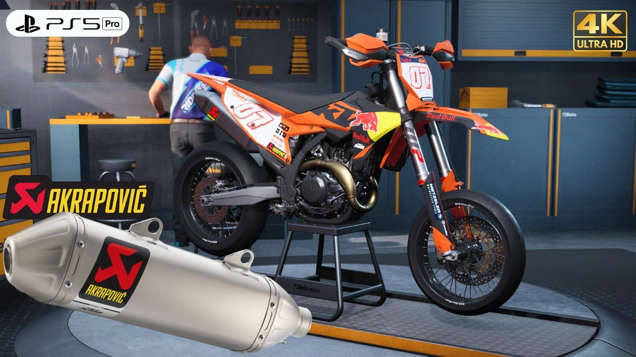 RIDE 6 | Customize Brutal KTM 450 SMR Akrapovic Gameplay [4K PS5 Pro]