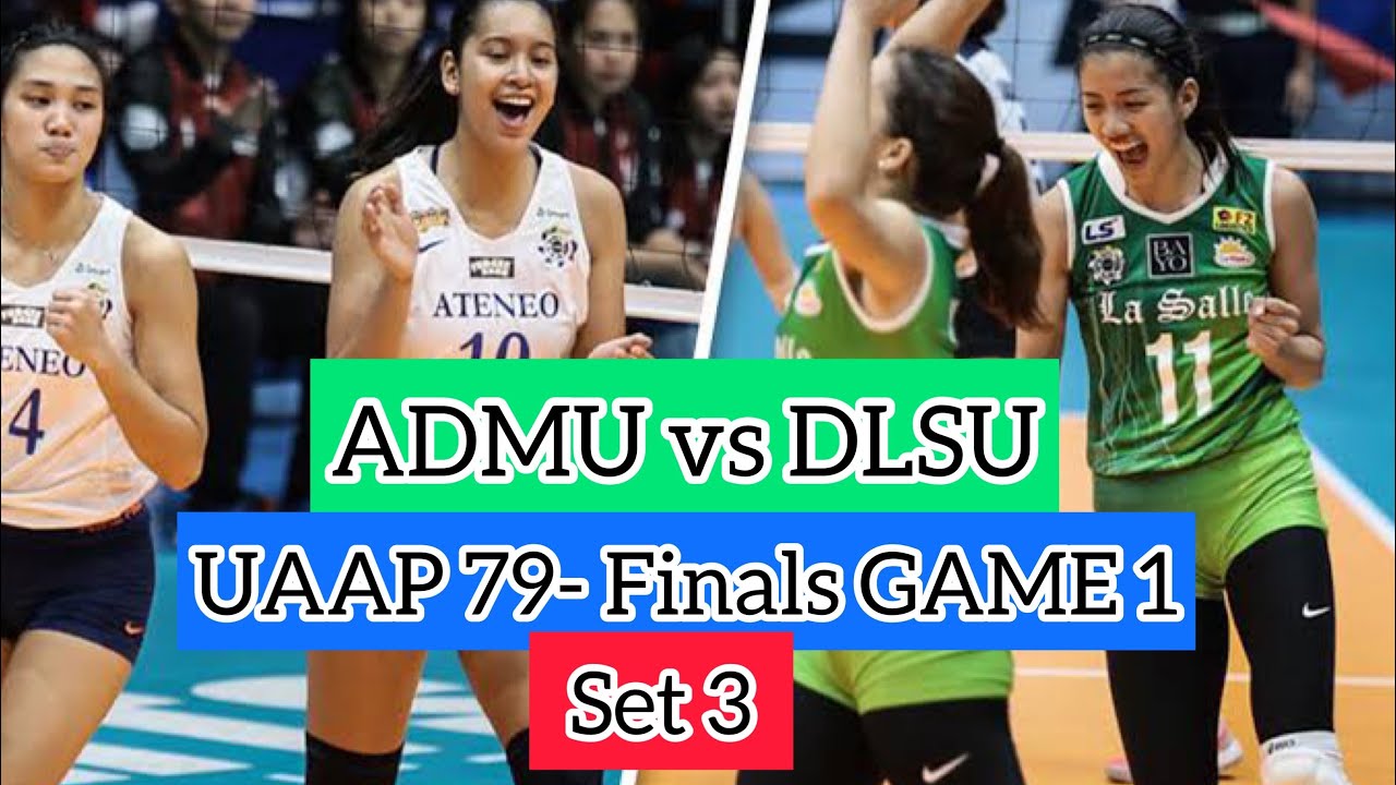 UAAP 79 ADMU vs DLSU FINALS GAME 1 Set 3