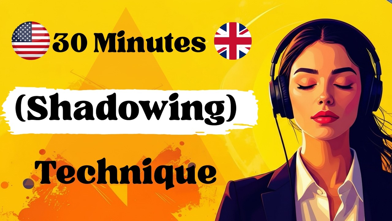 Practice with (Shadowing) Technique | Slow English  | Easy English