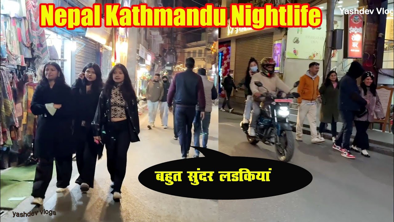 Friday Nightlife of Thamel Kathmandu Nepal |  Ep-02