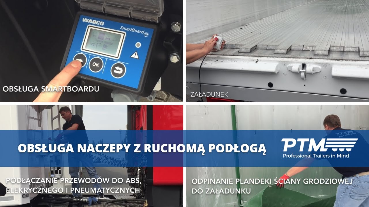 STAS | Obsługa naczepy z ruchomą podłogą (Walking Floor)