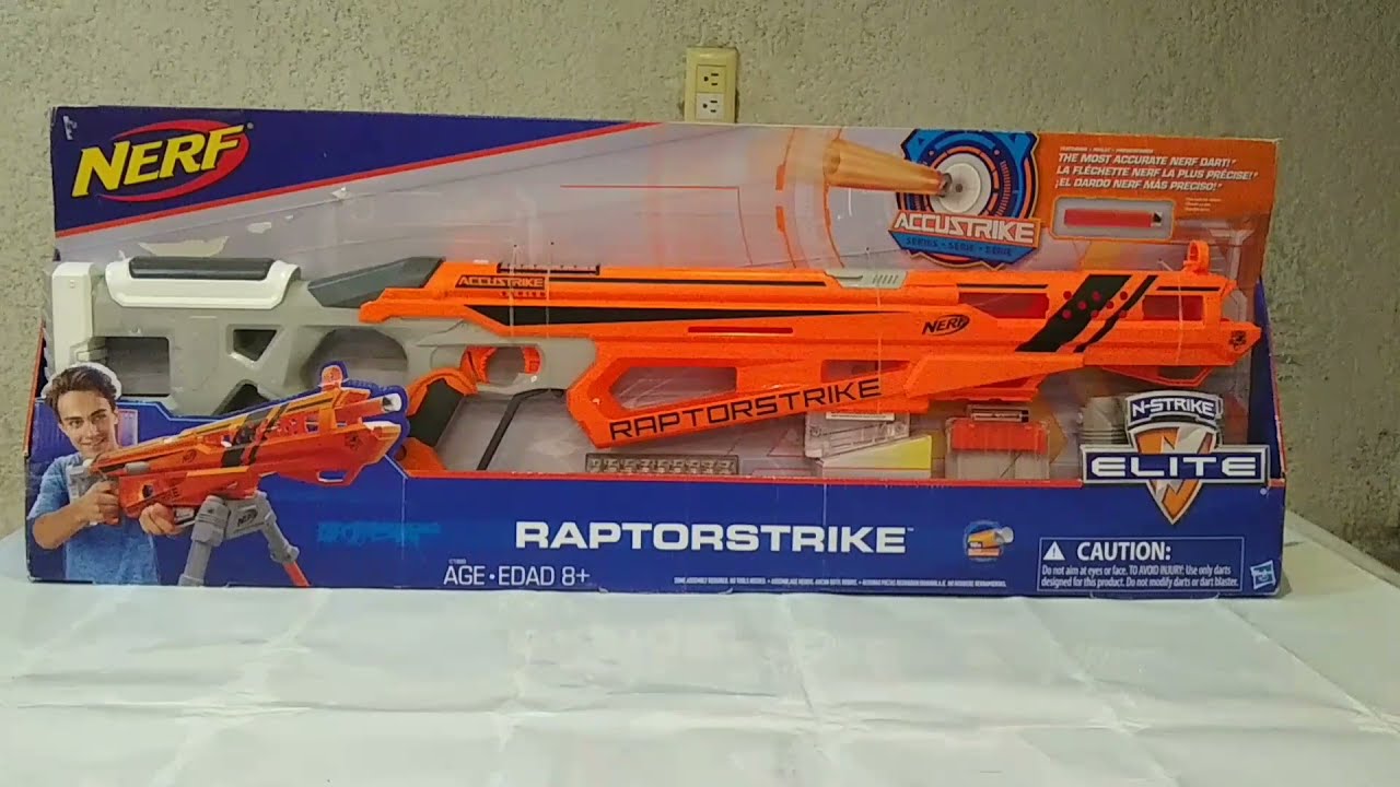 UMBOXING NERF ACUSTRIKE RAPTORSTRIKE