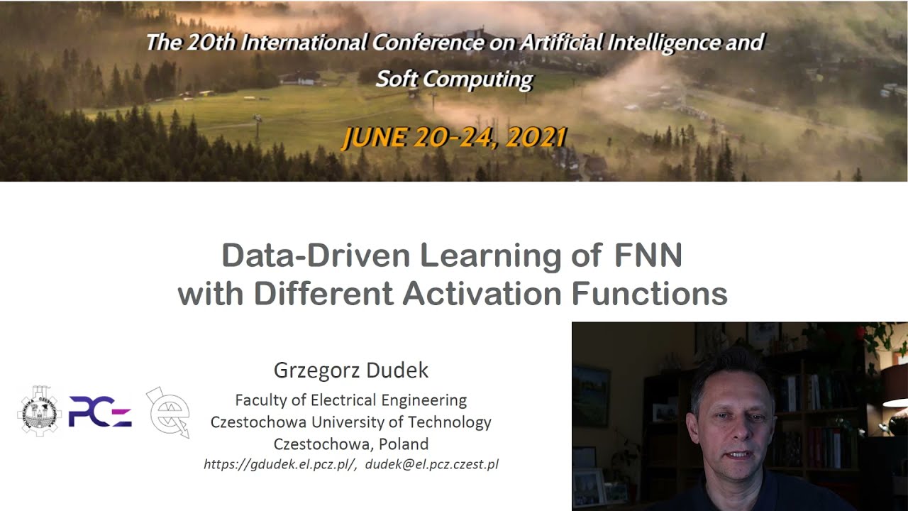 Data-Driven Learning of Feedforward Neural Networks with Different Activation Functions