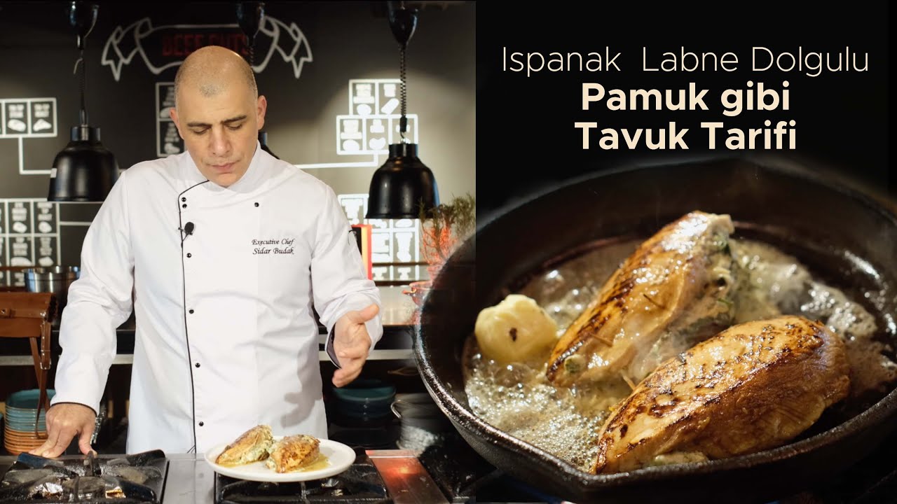 Ispanak Labne Dolgulu Pamuk Gibi Tavuk Tarifi