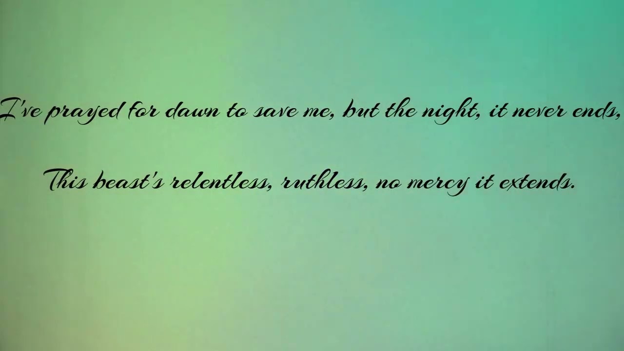 My Curse (Hellhound) lyric vid
